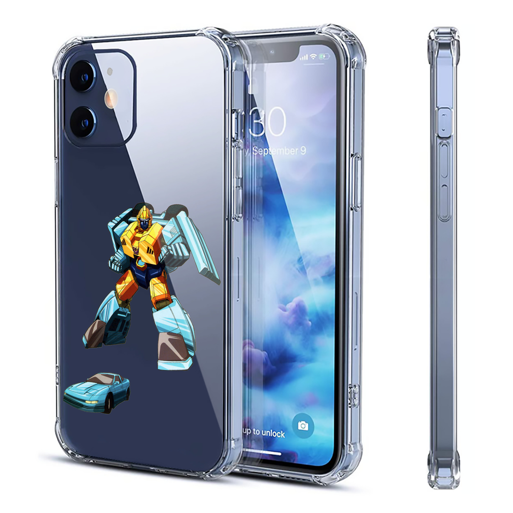 （画像用）  【iPhone 12シリーズ対応】透明スマホケース（クリアソフトケース）